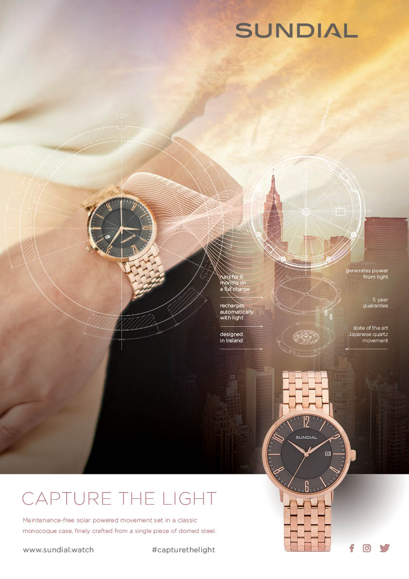 sundial watch advertising