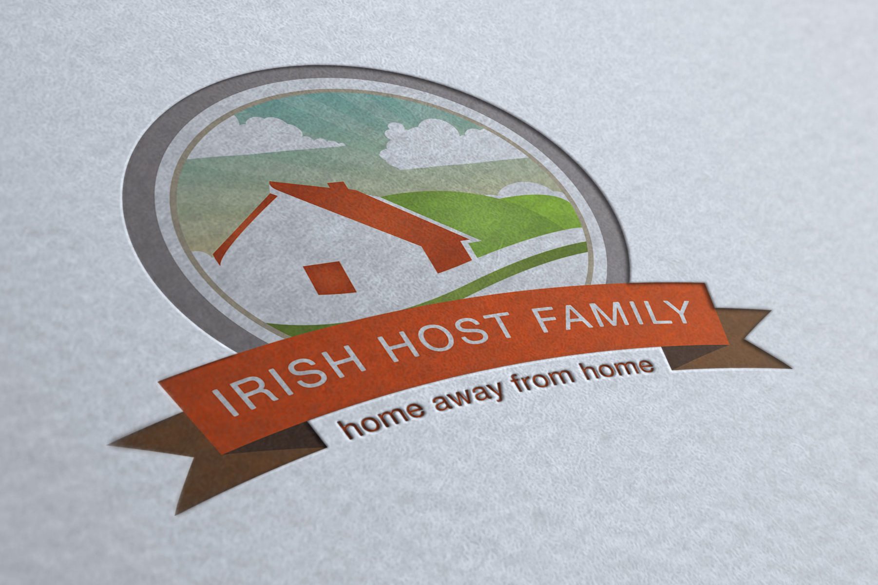 Irish Host Family logo design